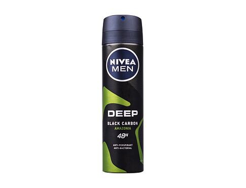 Nivea spray Deep Black Carbon Amazonia 1 | Kosmetické a dentální výrobky - Pánská kosmetika - Deodoranty - Spray